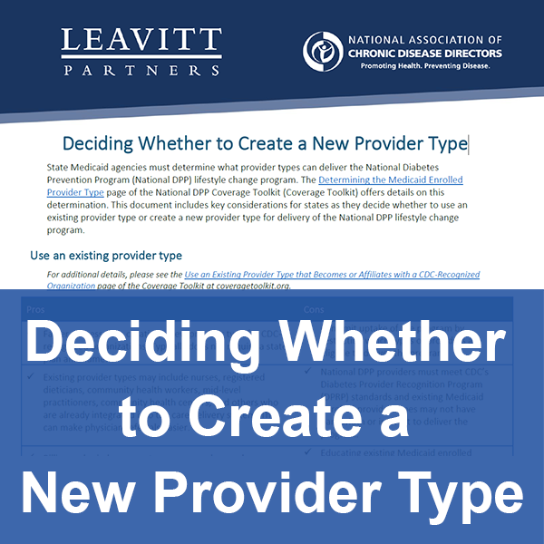 Deciding Whether to Create a New Provider Type