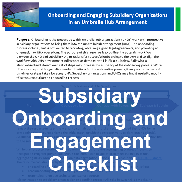 Subsidiary Onboarding and Engagement Checklist
